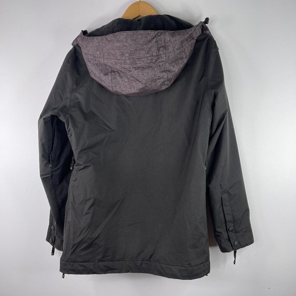 Nomis Jackets & Coats Nomis Men Black Snowboard Hood Zip Up